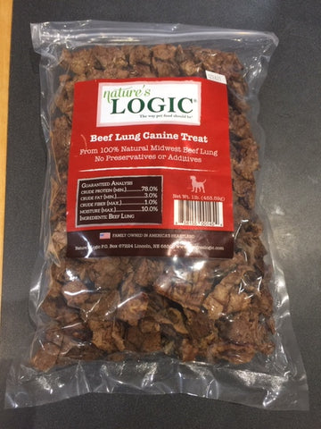 Nature's Logic Beef Lung Canine Treat